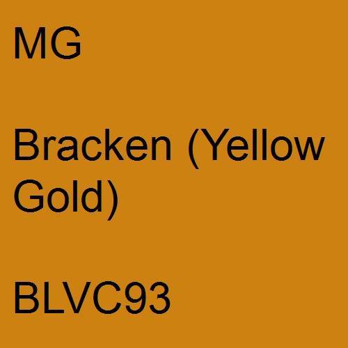 MG, Bracken (Yellow Gold), BLVC93.